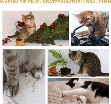 Котячий будиночок PawHut 91 см з лежаком, ігровим майданчиком та когтеточкою, для котів до 5 кг, сизаль, штучна овчина, світло-блакитний