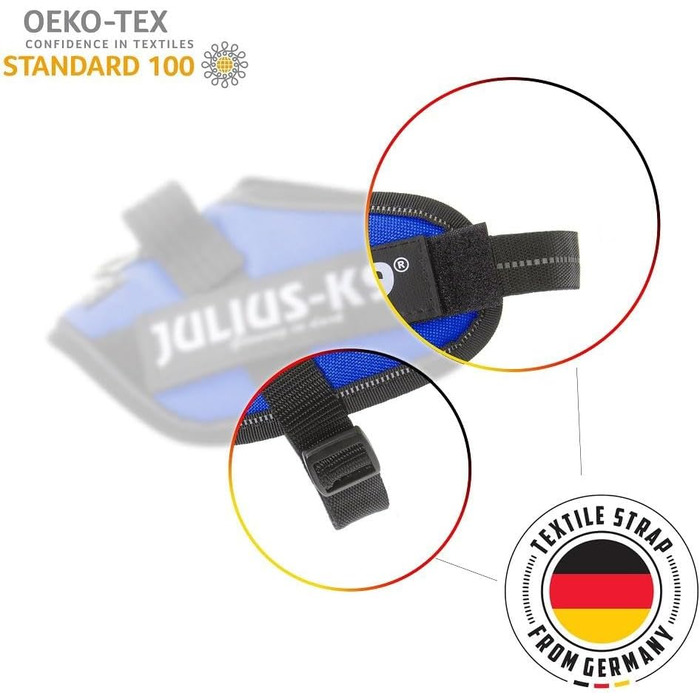 IDC Powergeschirr Julius-K9, розмір 2XL/3, синій – шлея для великих собак