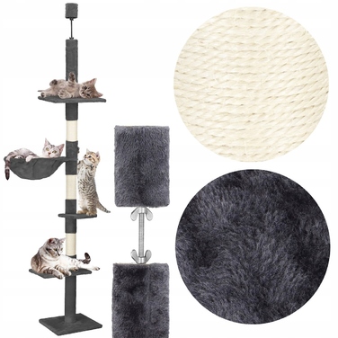 Високий стовп-дряпалка Springos (понад 220 см)