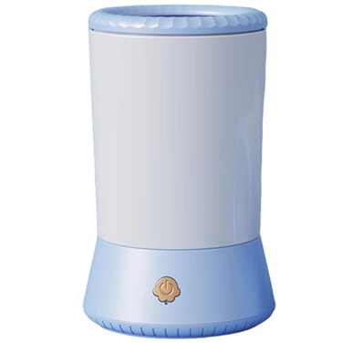 Перезарядний очищувач ніг для собак та котів, портативний, USB, білий/рожевий (блакитний)