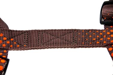 Нашийник Karlie Art Sportiv Plus для собак, розмір L (90-120 см), ширина 25 мм, XL (15 мм), сірий з точками