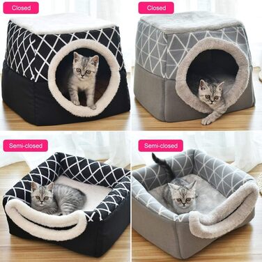 Будиночок-іглу для котів Yuly Katzenhaus, 2-в-1, м'який, для дому