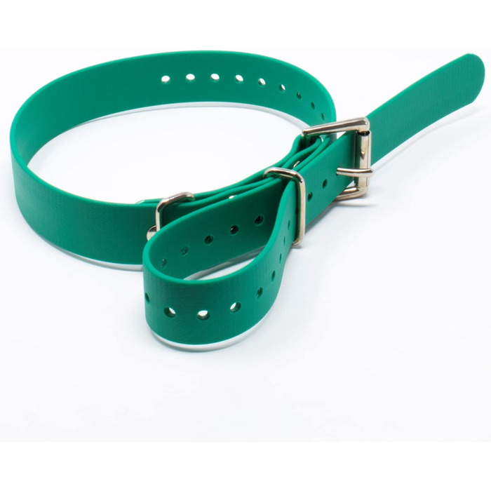 Biothane нашийник для собак Educator, 1,9 см, зелений