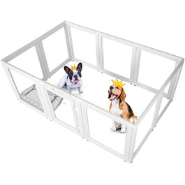 Клітка для цуценят Klarer Acrylplastik, ігровий майданчик для собак, котів, кроликів, 77 см, 10 шт.