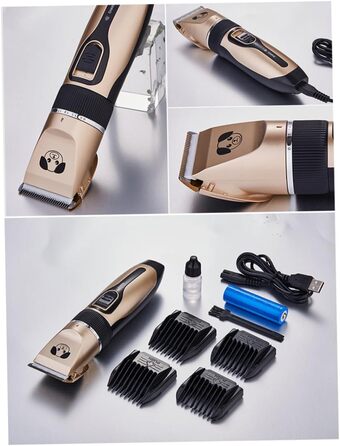 Машинка для стрижки шерсті собак UKCOCO з керамічним лезом - тиха, потужна, для безпечного грумінгу