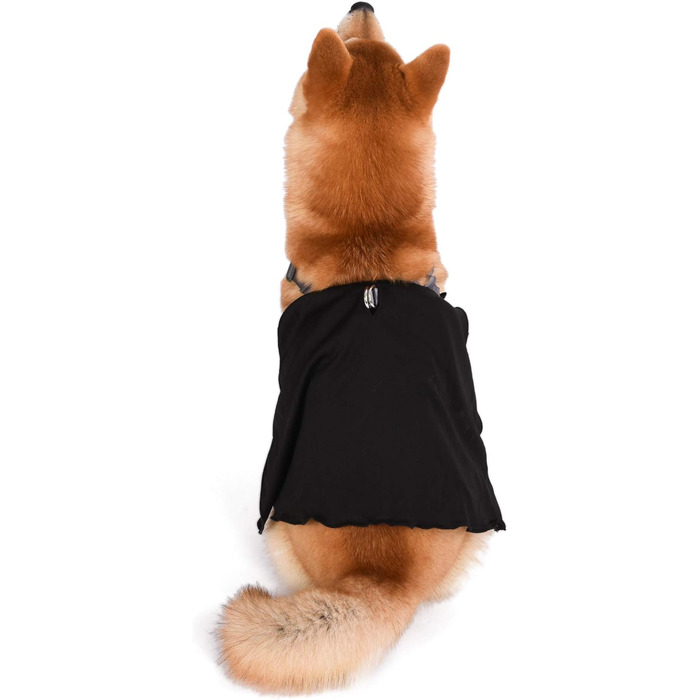 Нашийник для собак Дарт Вейдер, великий, чорний, без перетягування, з капюшоном | Star Wars, косплей для собак