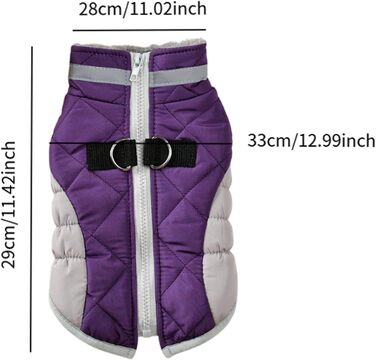 Теплий зимовий одяг для собак Milageto: водонепроникний пуховик для собак маленьких, середніх та великих порід