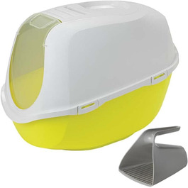XXL лоток для котів Jumbo Katzentoilette Mega Deluxe жовтого кольору