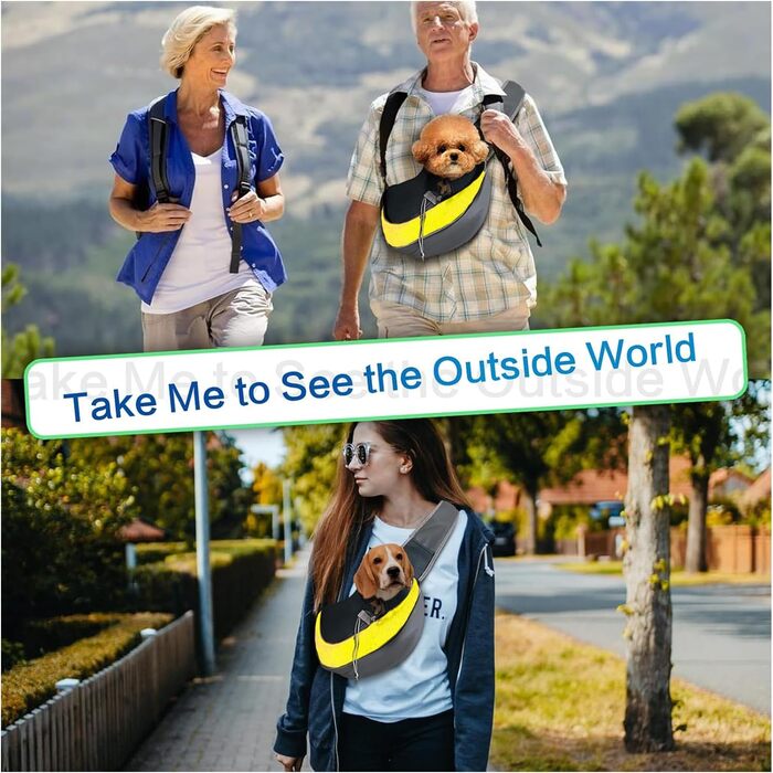 Сумка-переноска для собак та котів, оранжевого кольору, з регульованим плечовим ременем, для прогулянок та активного відпочинку