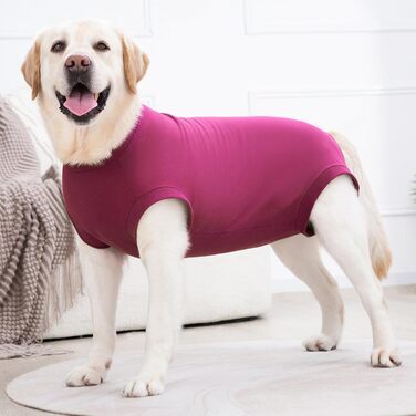 Захисний боді для собак після операції: захист рани, для сук та кобелів, Medica Pet Shirt, з застібкою-лямкою, альтернатива конусу та пов'язки, кольори S, Magenta
