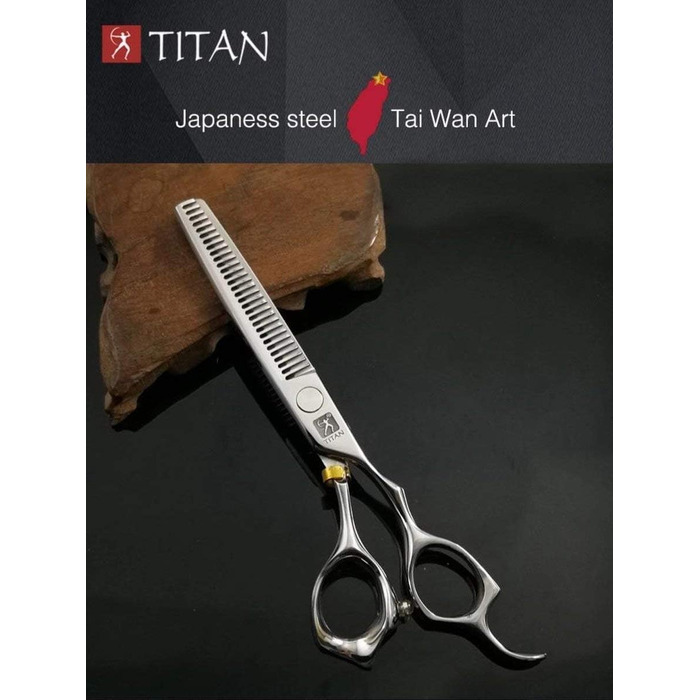 Набір професійних ножиць для перукарів Titan 6 дюймів з японської сталі (2 шт.)