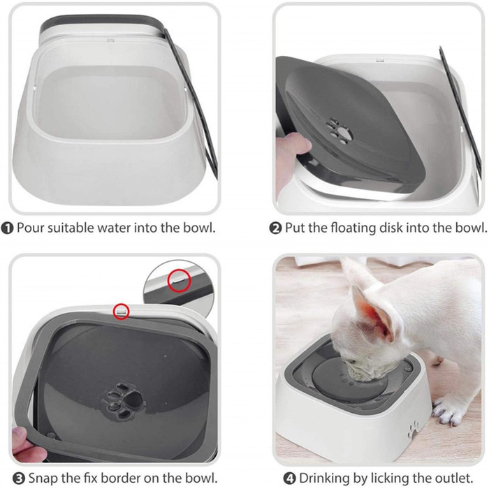 Плаваючий годівниця для води для собак, цуценят, котів, кошенят - Lyrlody