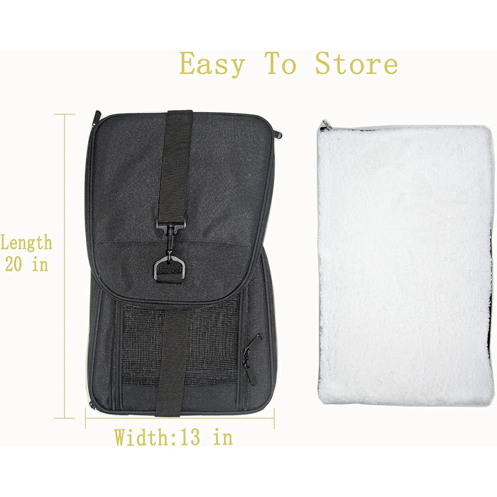 Переносна сумка-переноска для котів та собак, велика, рожева