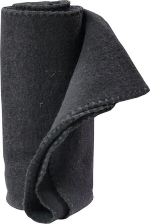 М'яка ковдра для домашніх тварин Luxus: вовна, кашемір, штучне хутро, 150x100 см, для собак та котів, чорна