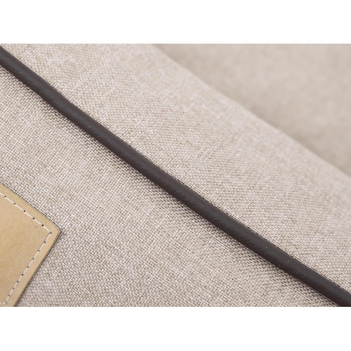 Ліжко для собак - корзина для собак, подушка для собак, диван для собак Joker Gesteppt, S, 64 x 49 см, штучний льон, бежевий