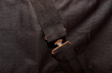 Зимова попона для коня Saddlery4U, Ripstop 1200D, 400 г утеплювач, високий захист шиї, бірюзово-чорна