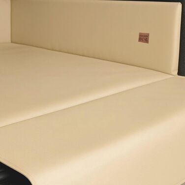 Килимок для собак у багажник Golden Dog, захист для автосидіння, автоковдра з кожзаму (110 x 90 см, кремовий)