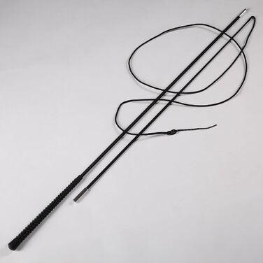 Пфіфф 103104 Двостороння льонжна бандаж, бандаж з дугою, серцевина з фібергласу, неслизька ручка | Чорний 180 см