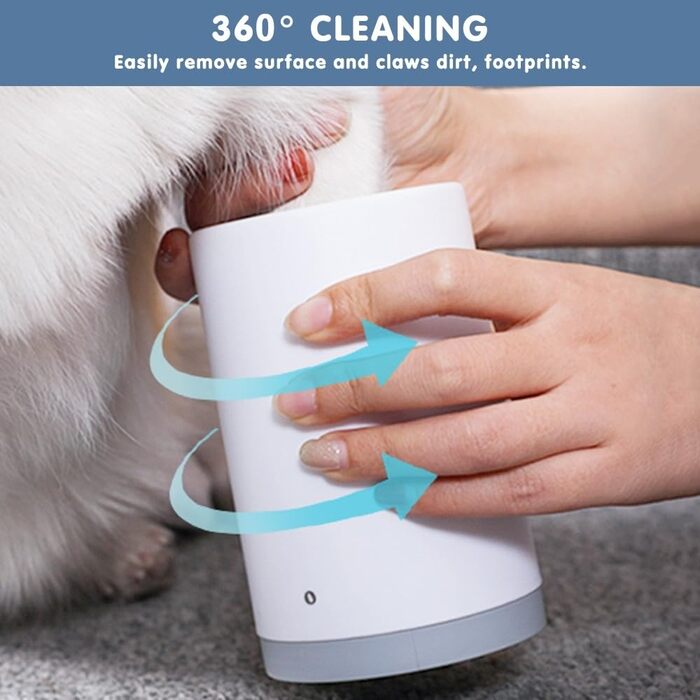 Очисник лап для собак, знімний, портативний, з м'якими силіконовими щетинками для маленьких та середніх тварин