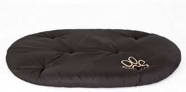 Крісло-лежанка для собак Hobbydog R6PODGRA3, 75x58 см, чорний колір