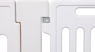 Льох для собак Birdrock Home з 16 панелей, великий, 65 см, білий - безпечний загін для цуценят