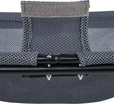 Крісло-гамак для котів Relaxdays, сіре/чорне, з підставкою, 27x45x45 см