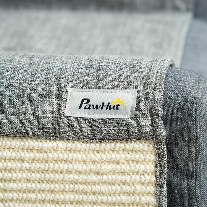 Килимок для котів PawHut 2 шт. 130 x 45 см, сизаль, захист від подряпин для дивану, меблів, дверей, сірий