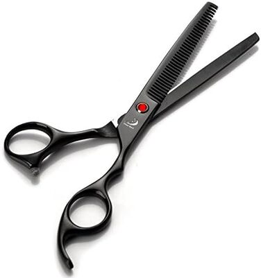 Набір для стрижки тварин, професійні ножиці для грумінгу собак та котів, набір для догляду за шерстю, чорний