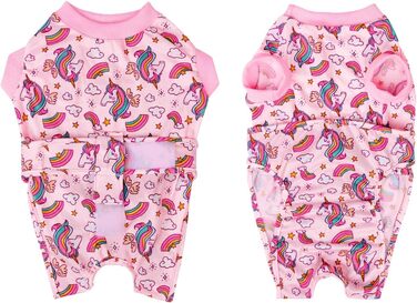 Захисний одяг CuteBone для собак та котів після операції: комбінезон зі швами зі стразами 