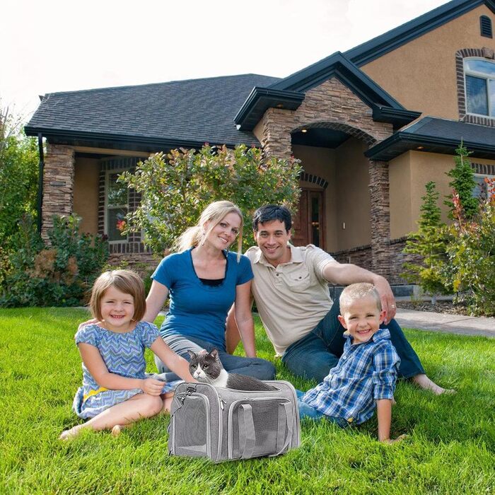 Складана переноска для собак та котів Haustierbox | Зручна та безпечна переноска для тварин