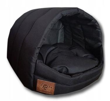 Будка для собак Odol-Plusz, чорна, 45 см x 50 см