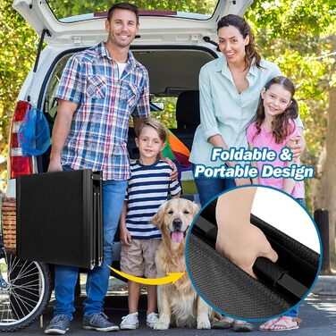 Східці для собак у машину, розкладні, 180x50 см, для великих собак, до 115 кг, SUV та LKW