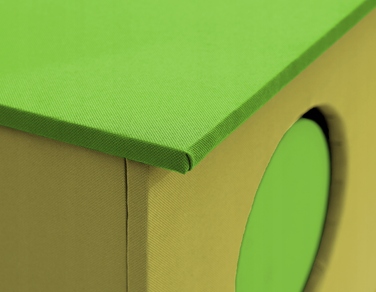 Будиночок для кота Mr. Riddick, багатоколірний, квадратний (43 см x 41,5 см x 34 см)