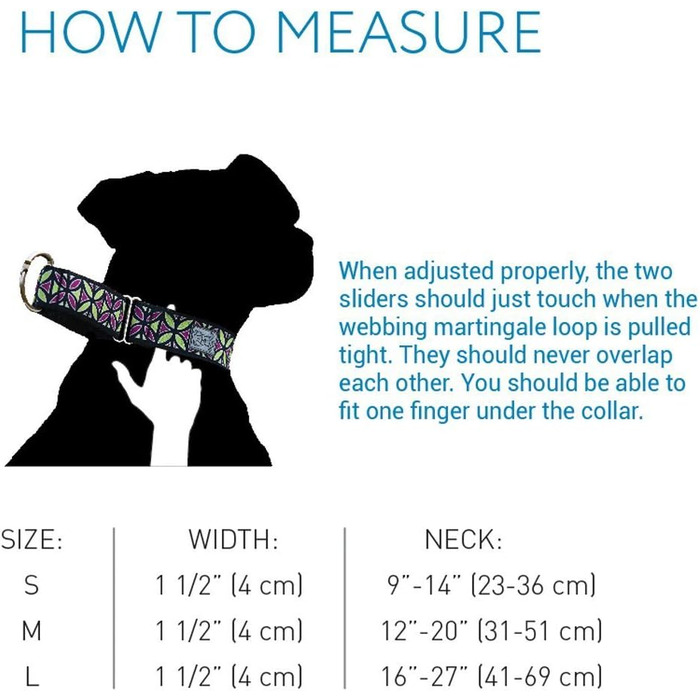 Нашийник Martingale для собак RC Pet Products, ширина 2,5 см, текстильний, з комікс-принтом