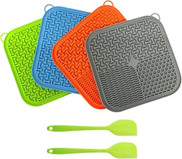 Набір мисок для собак та котів з повільною годівлею WANGQIQI (2 шт., 20*20 см)