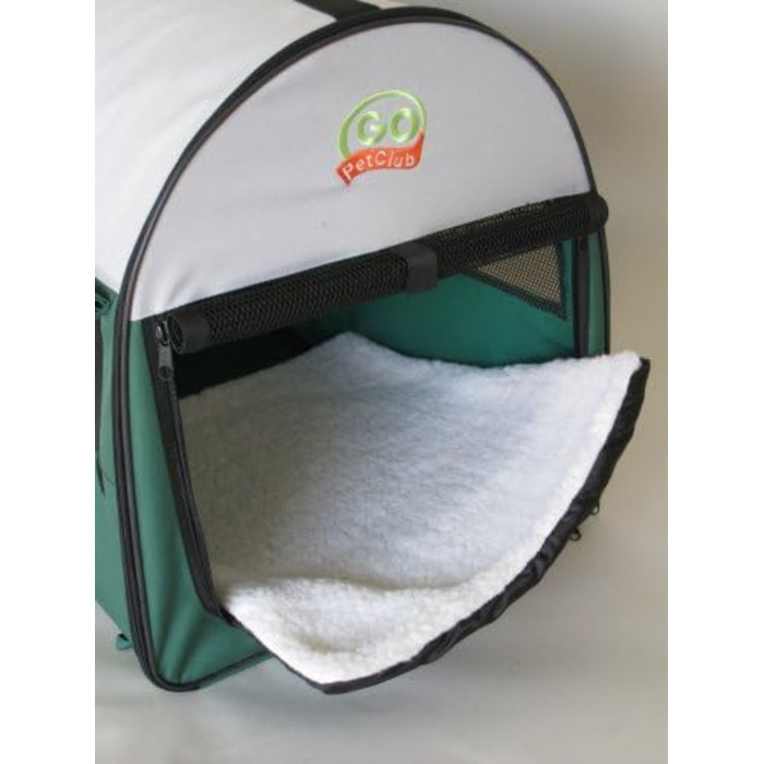 М'яка переноска для собак Go Pet Club, 61 см, зелена