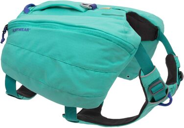 RUFFWEAR рюкзак для собак XS, зручна сідельна сумка для прогулянок та подорожей, для дуже малих порід, Front Range Day Pack, бірюзовий
