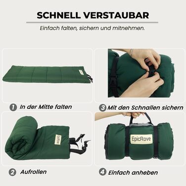 Килимок для собак у подорож – водовідштовхувальний, неслизький та пральний, 110х68 см. Килимок для собак на вулицю, у машину та в подорожі (Зелений)