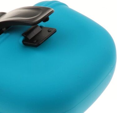 Сумка для дресирування собак з силікону, блакитна. Зручна для винагороди та перенесення ласощів. З кріпленням на ремінь. 3 кольори на вибір.