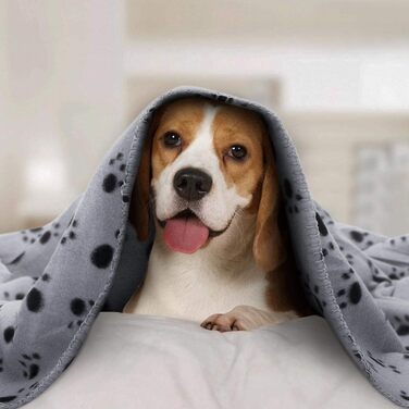 М'яка флісова підстилка для собак і котів Nobleza, 75x75 см, сіра