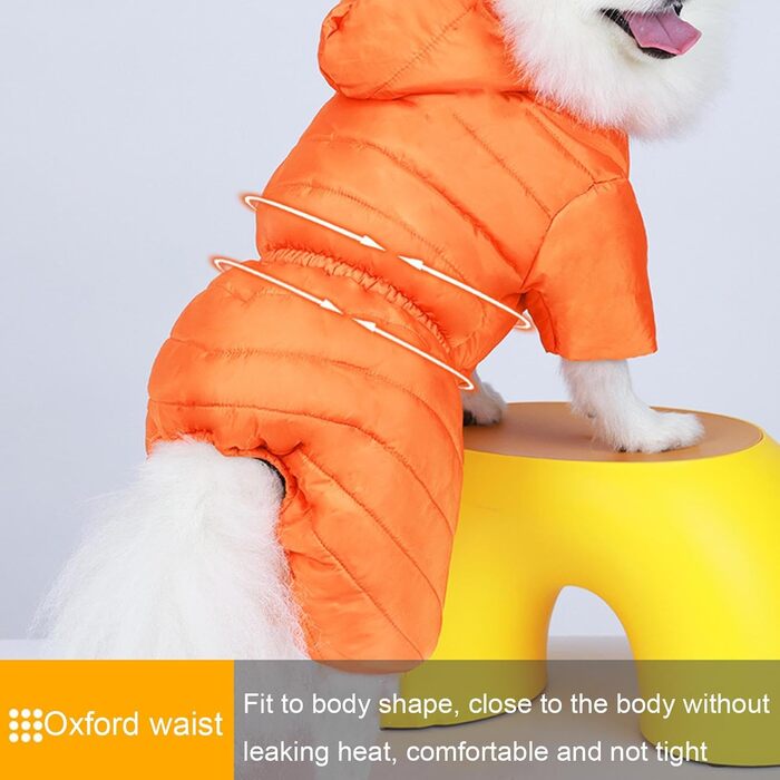 Теплий зимовий одяг для собак: бавовняна куртка, тепла жилетка, захист від вітру, для активного відпочинку, розмір Medium