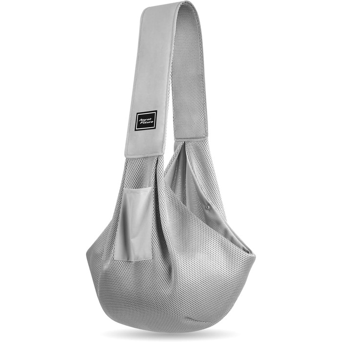 Сумка-переноска для собак та котів, сіра. Переноска для маленьких собак та кошенят, для подорожей.