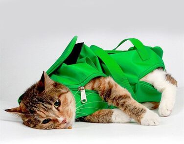 Транслючена сумка-переноска для собак та котів, зелена. Дихаюча, анти-царапин, захист від укусів. Для маленьких та середніх порід.