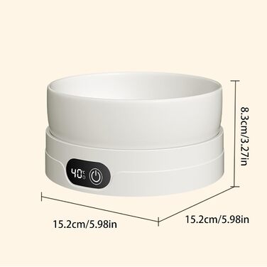 Обогріваний миска для котів | Миска для води для зими та холодної погоди - Термічна миска для води для котів, курей, качок, тварин, цуценят та кошенят