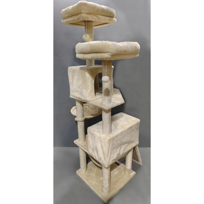 Низька дряпалка, висока дряпалка, лежанка та килимки-дряпалки