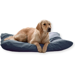 Водонепроникне собаче ліжко 4L Textil ZOE для собак середніх порід (60x50 см, графіт)