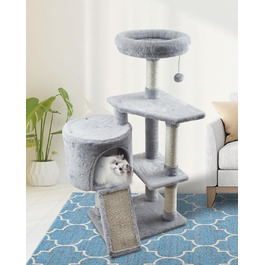 Дряпка для котів MIAO PAW 11Cat, сіра, сизаль