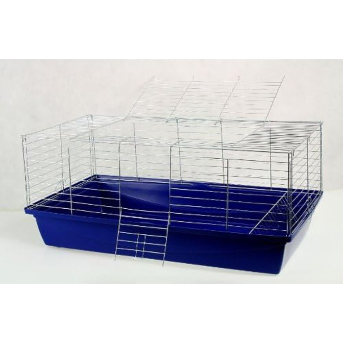 Клітка для гризунів та кроликів 120x60x43 см, синя