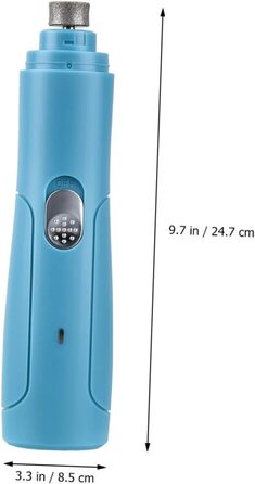 Електричний триммер для нігтів Milisten для собак та котів - тиха робота, регулювання швидкості, ергономічний дизайн