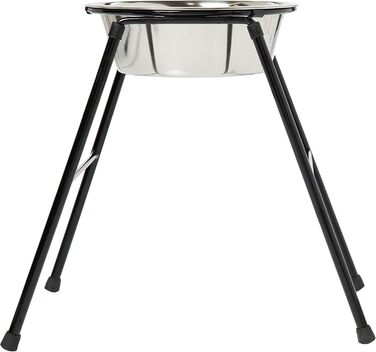 Автоматична годівниця для тварин Classic Pet Products з високою підставкою, 2500 мл, нержавіюча сталь, 37 см